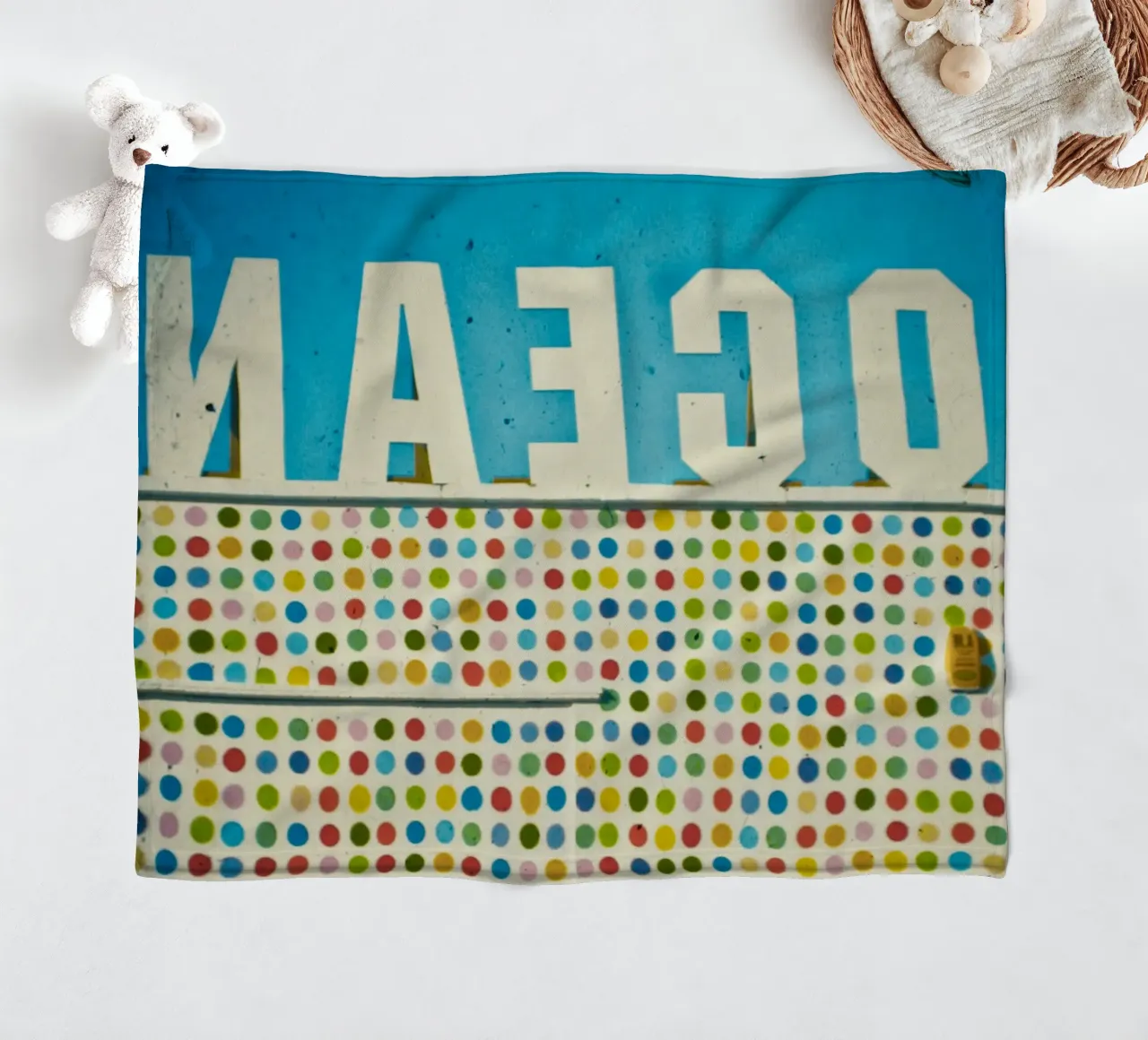 Ozean Fleecedecke von Cassia Beck Photography