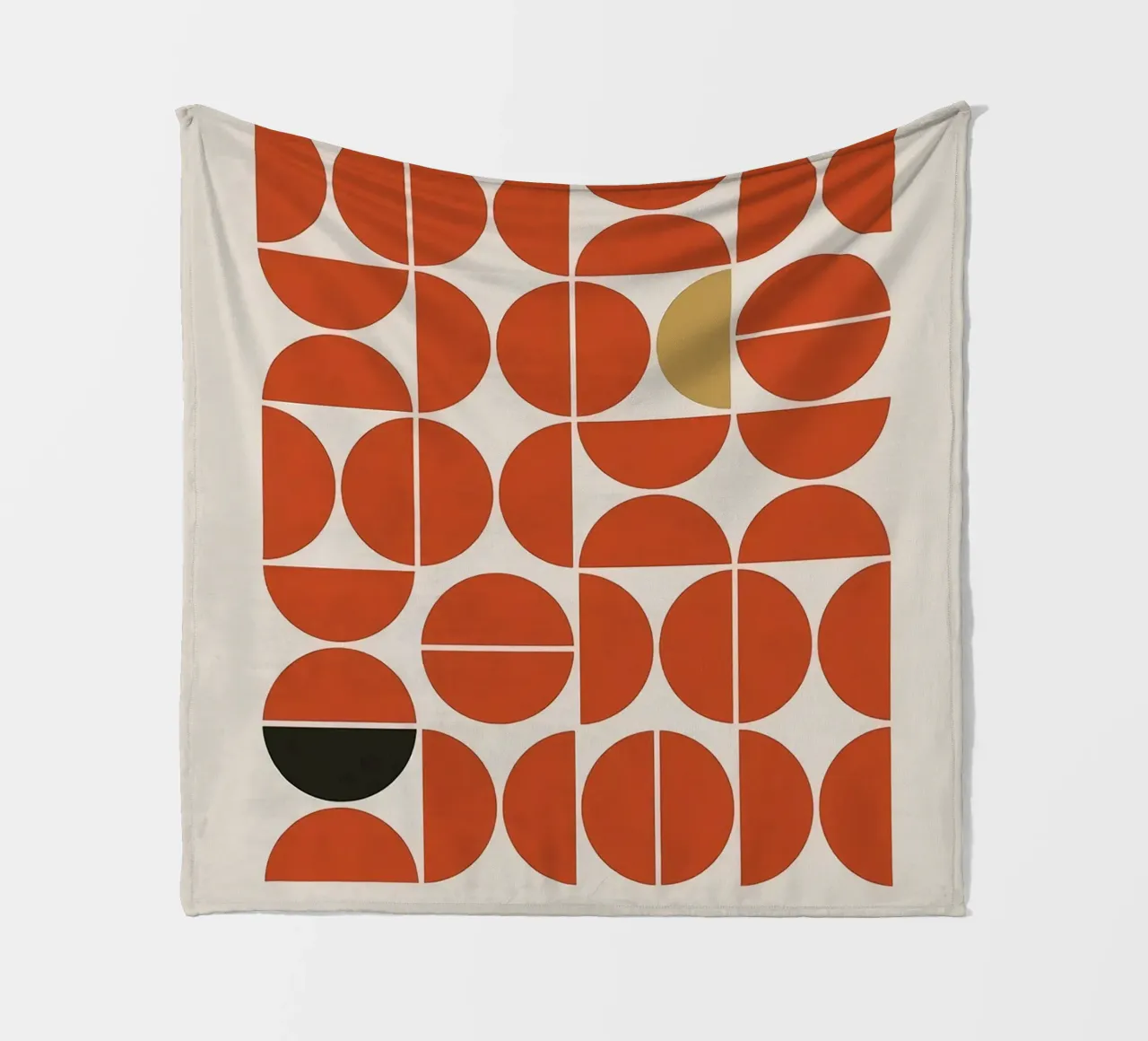 Bauhaus Art No.11 fleece blanket by Birgitpopshop