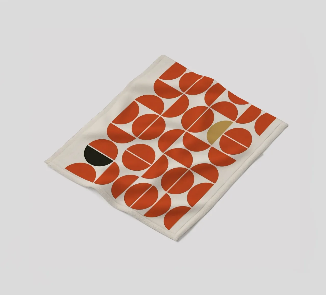 Bauhaus Art No.11 fleece blanket by Birgitpopshop