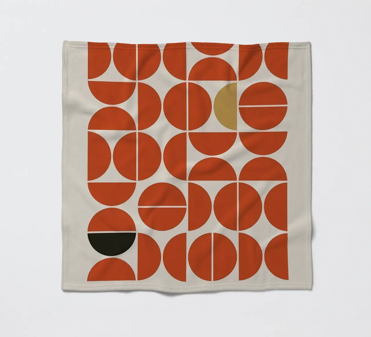 Bauhaus Art No.11 fleece blanket by Birgitpopshop