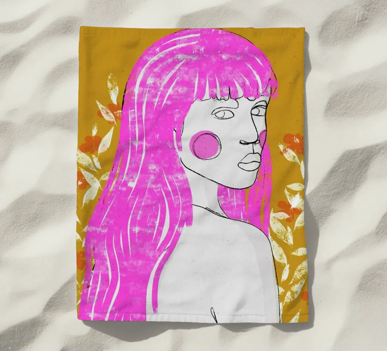 Amazone beach towel by treechild