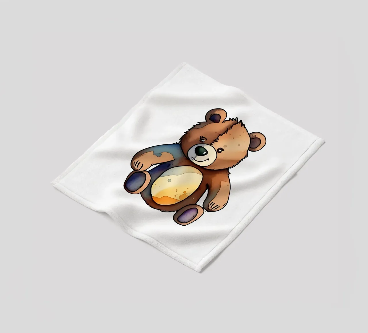 Stile_orso_M_1a coperta in pile da Tierisch bunt by LK