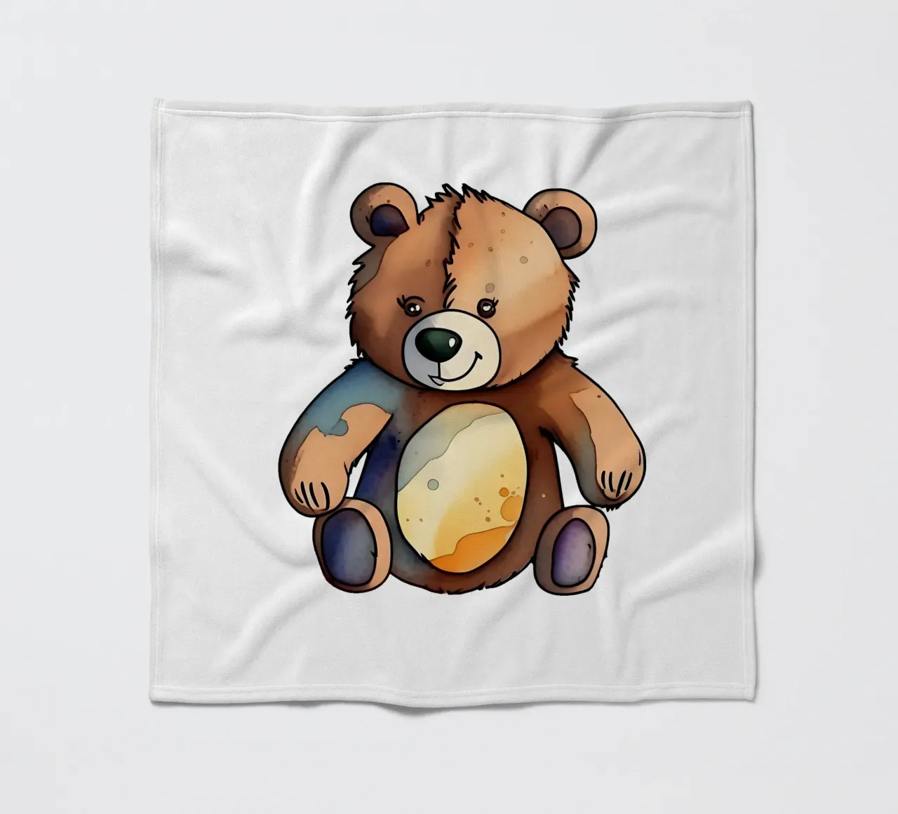 Stile_orso_M_1a coperta in pile da Tierisch bunt by LK