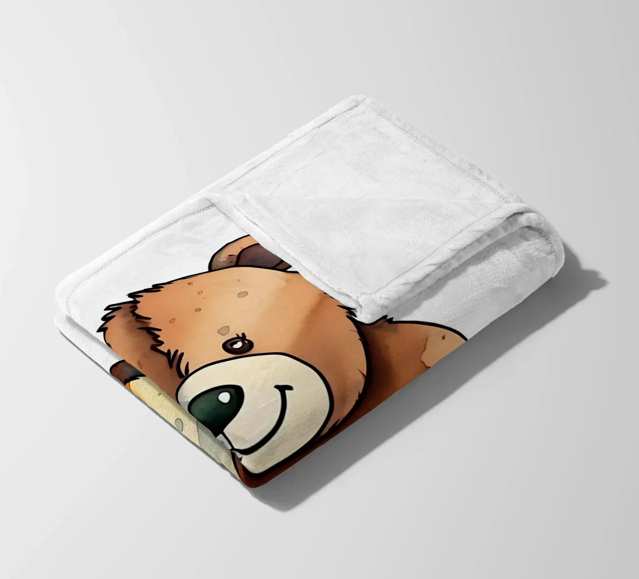 Stile_orso_M_1a coperta in pile da Tierisch bunt by LK