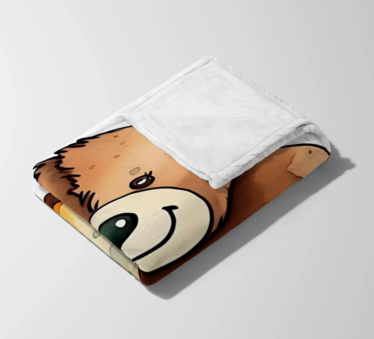 Stile_orso_M_1a coperta in pile da Tierisch bunt by LK