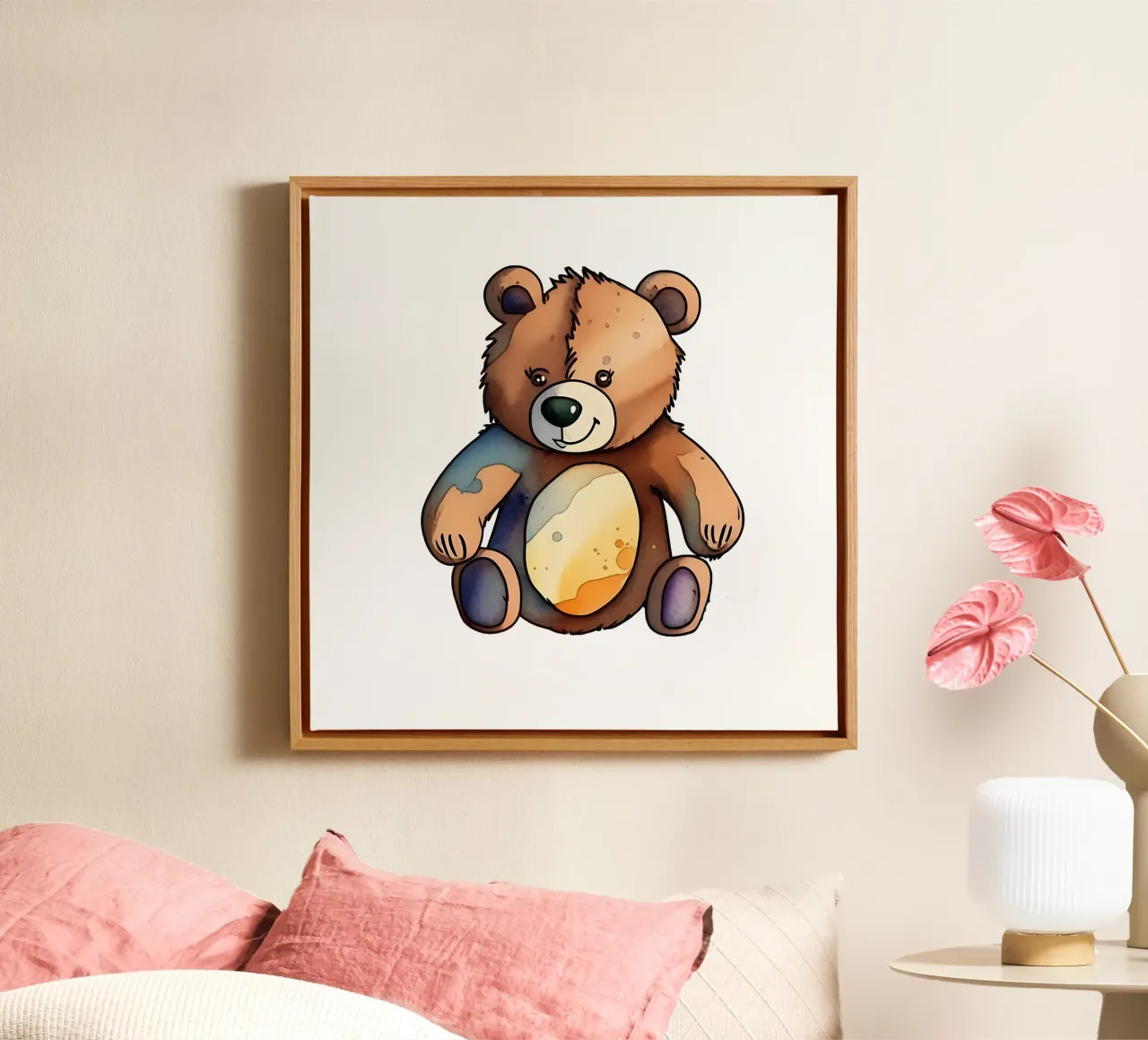Bear_Style_M_1a canvas by Tierisch bunt by LK