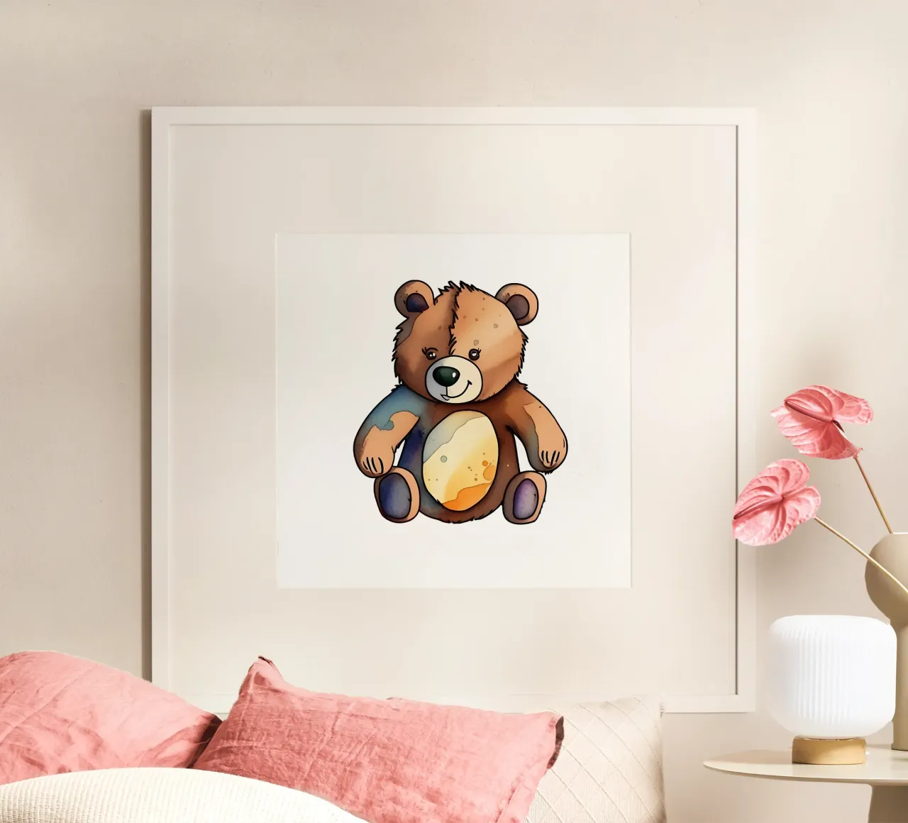 Stile_orso_M_1a carta hahnemühle da Tierisch bunt by LK