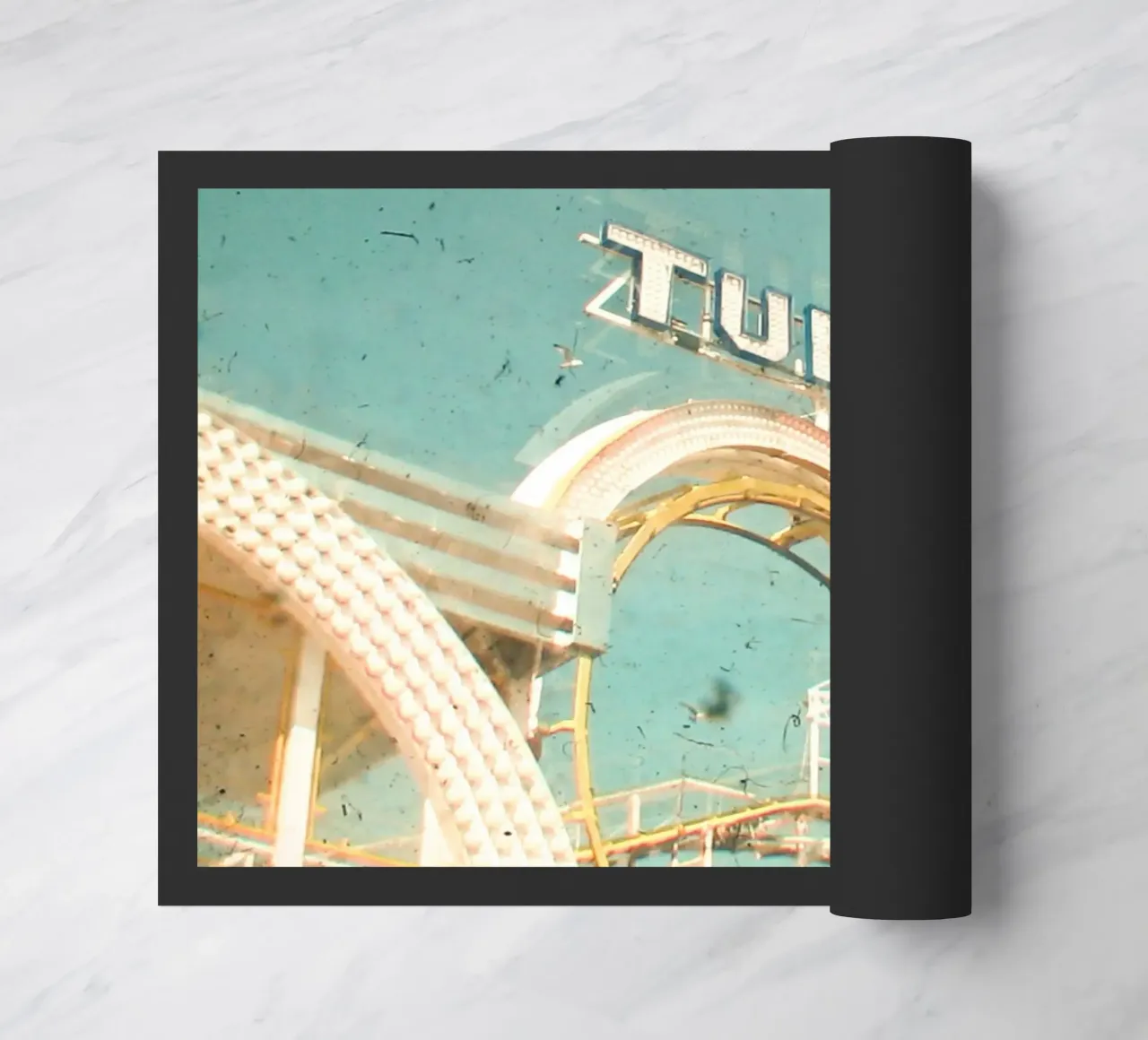 Roller Coaster doormat by Cassia Beck Photography