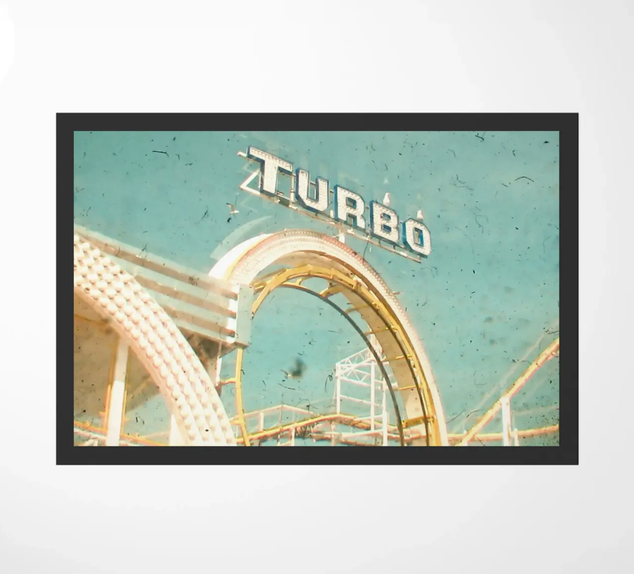 Roller Coaster doormat by Cassia Beck Photography