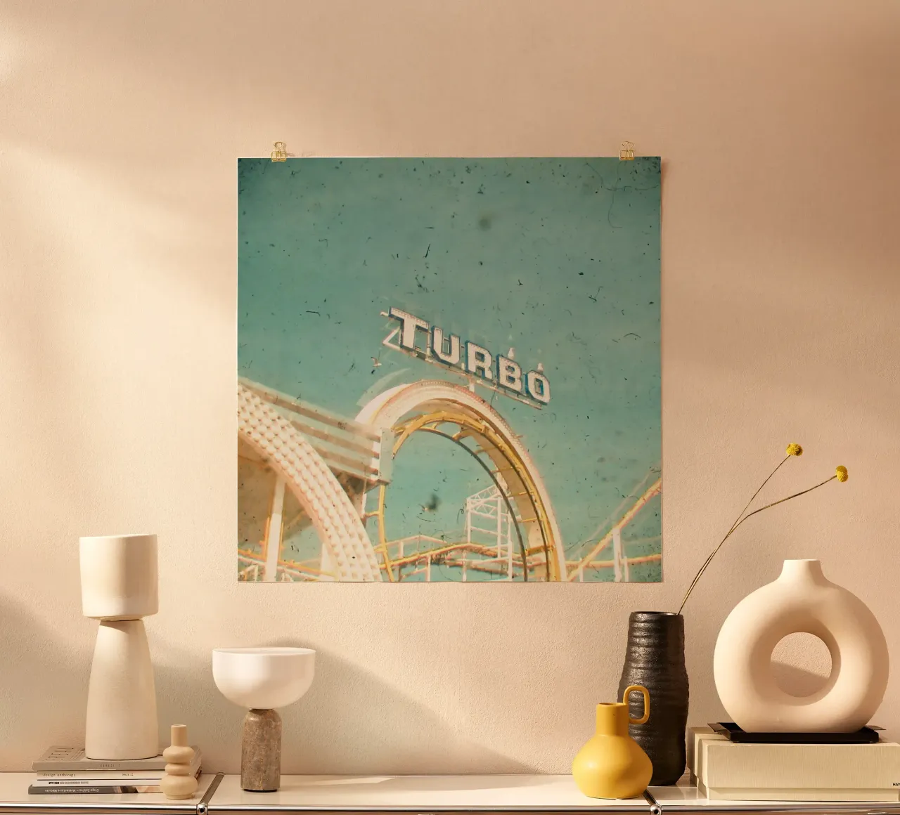 Roller Coaster poster by Cassia Beck Photography