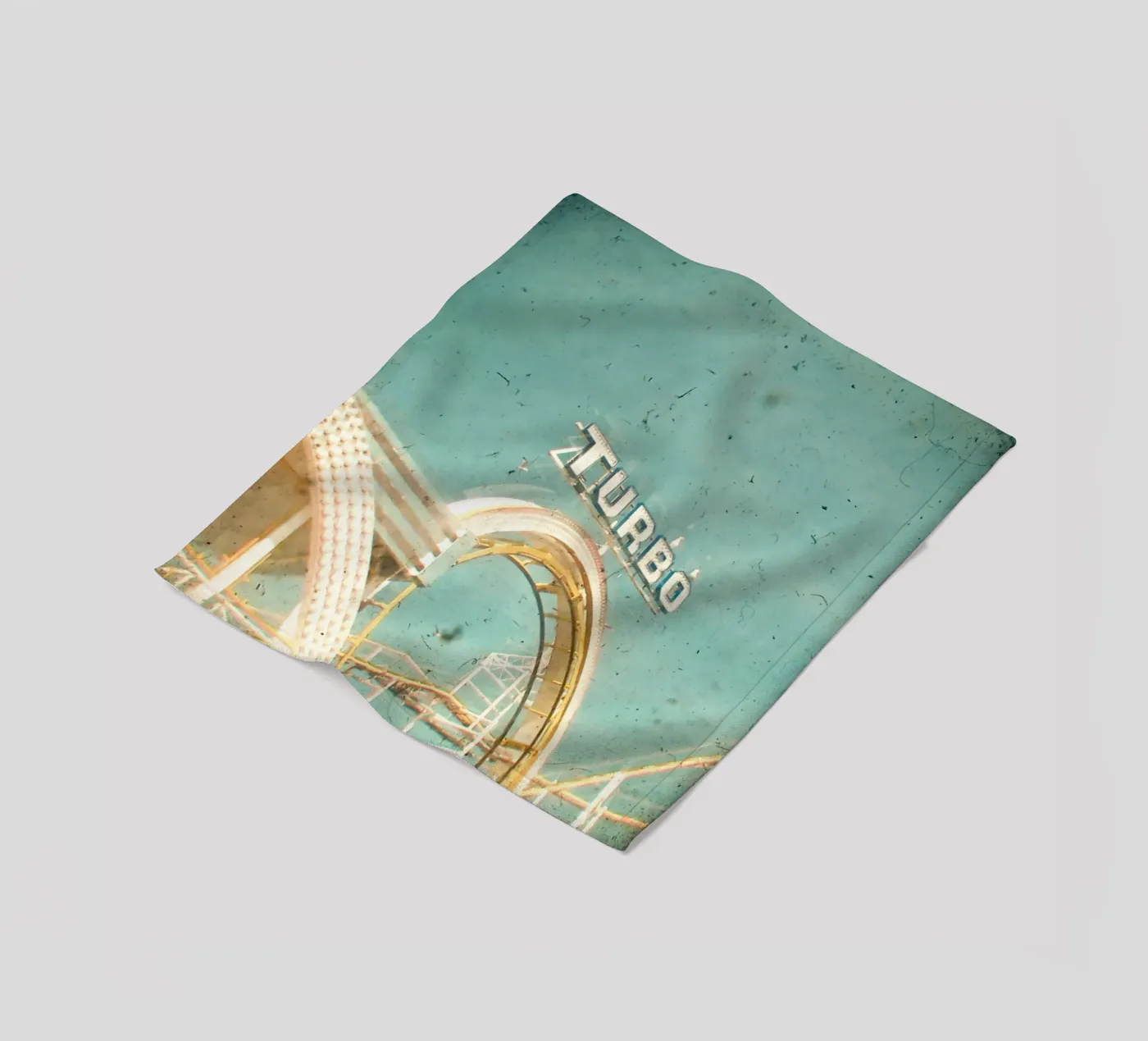 Achtbaan fleecedeken van Cassia Beck Photography