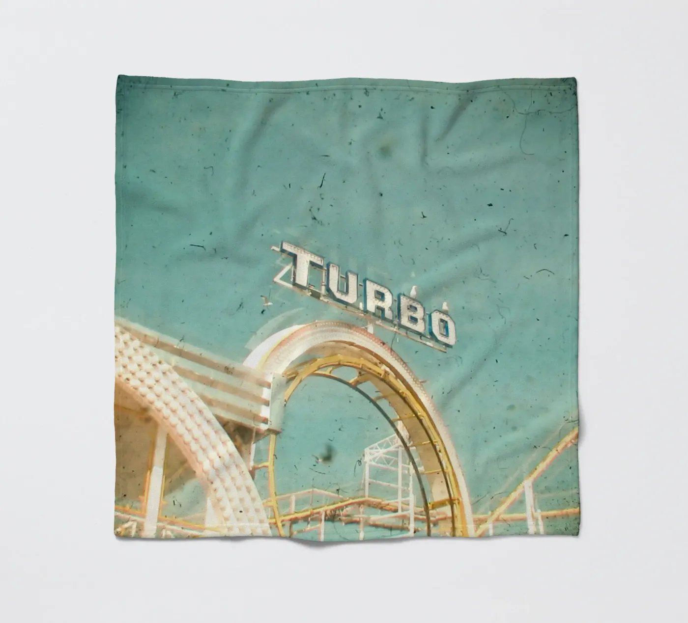 Achtbaan fleecedeken van Cassia Beck Photography