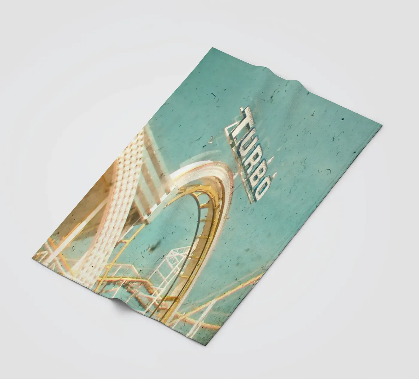 Achtbaan fleecedeken van Cassia Beck Photography