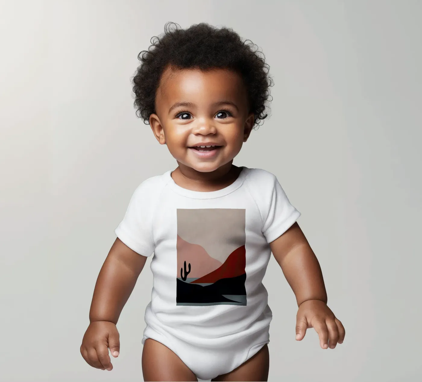 Desert Kurzarm Babybody von Pure