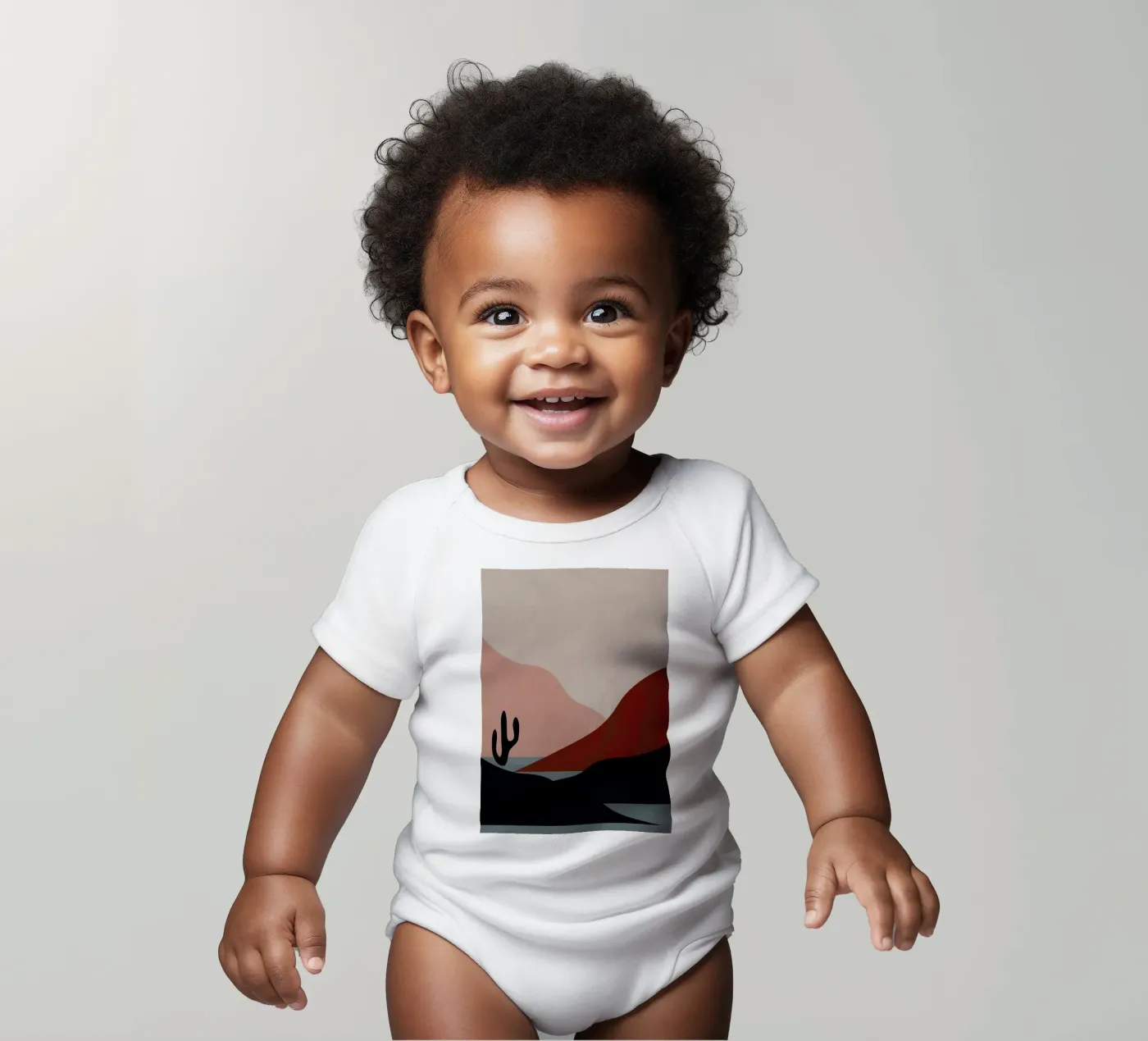 Desert Kurzarm Babybody von Pure