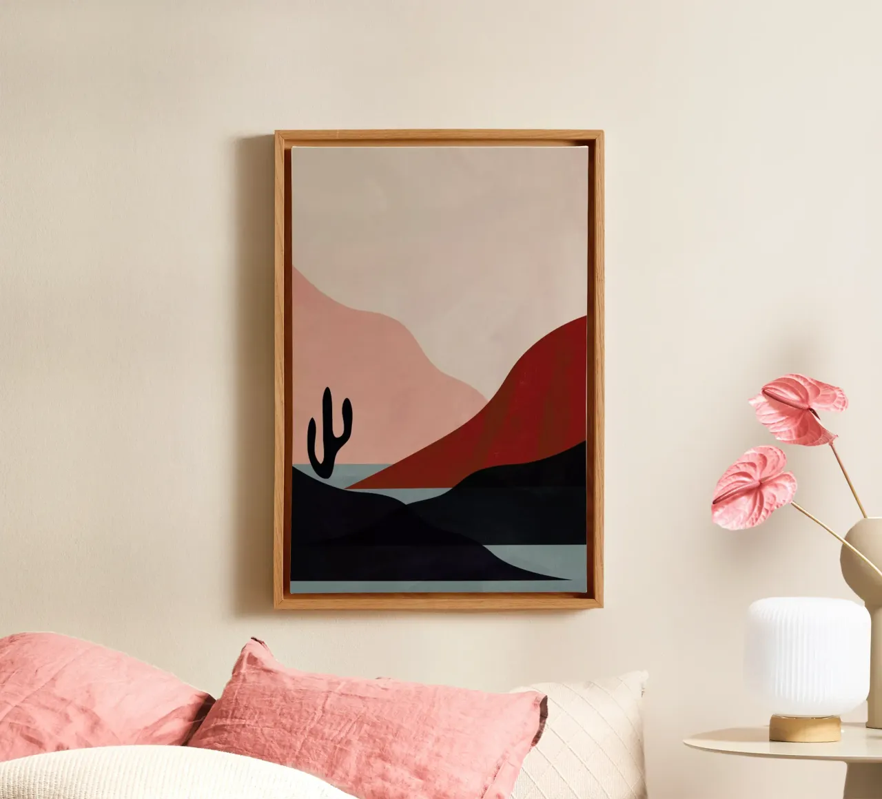 Desert canvas van Pure