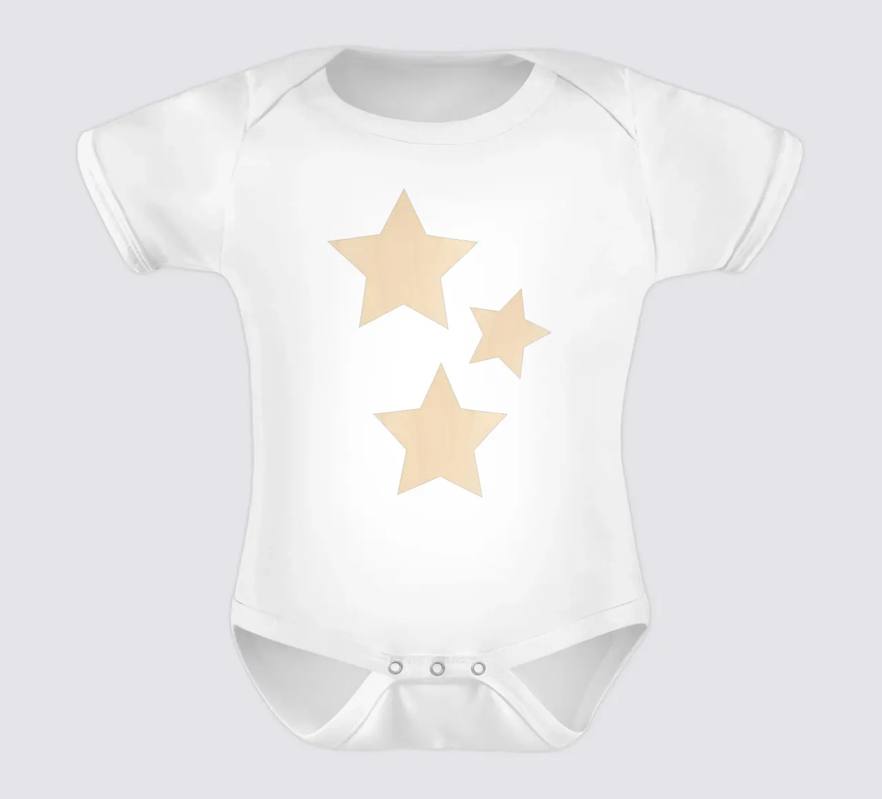 Stelle Boho body neonato maniche corte da Rose Beck Art