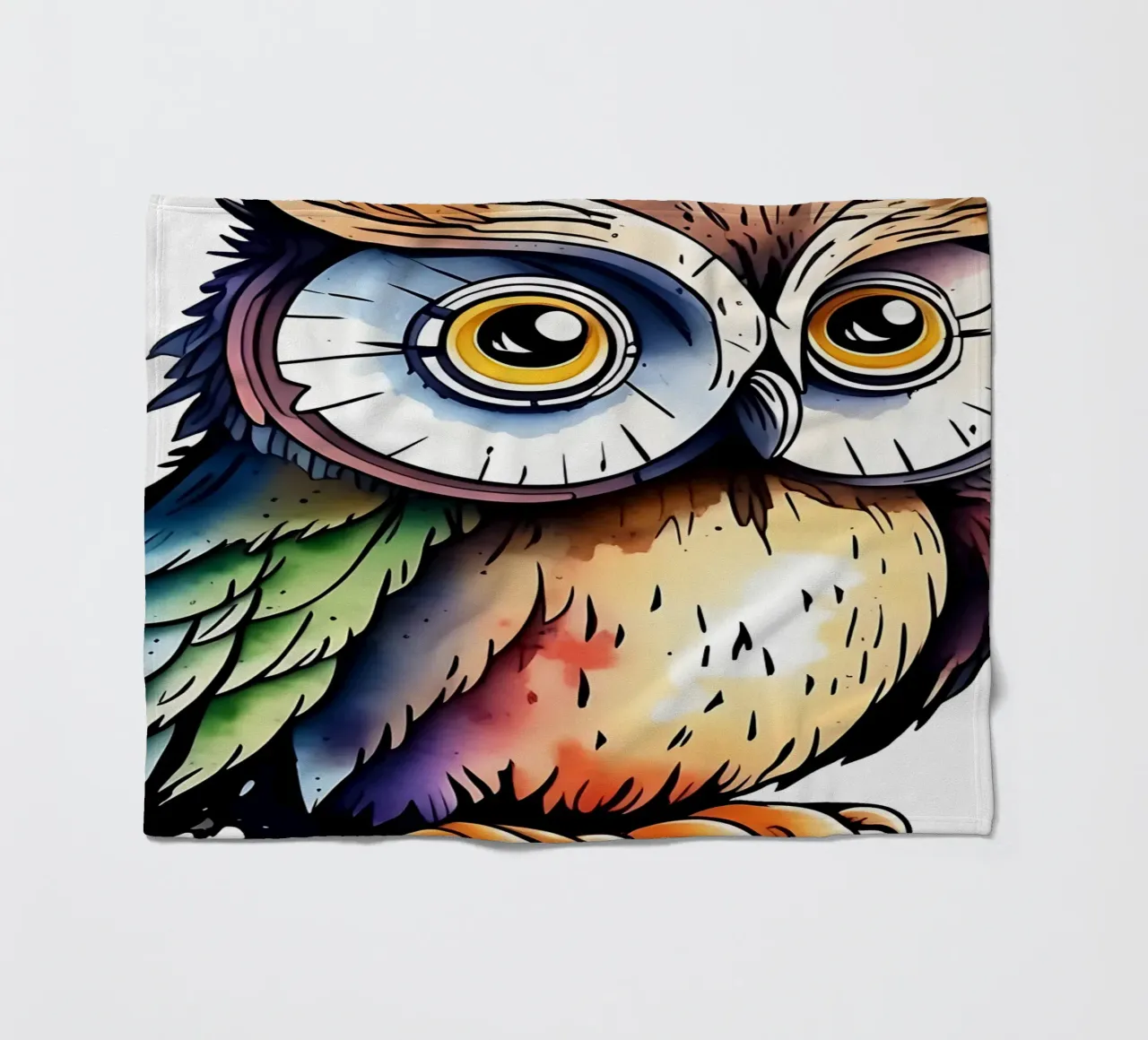 Gufo_Stile_M_1a coperta in pile da Tierisch bunt by LK