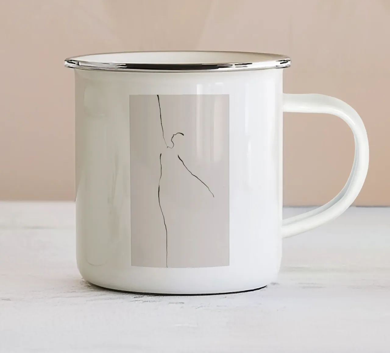 By Garmi Dancer tazza in smalto da Birgitpopshop