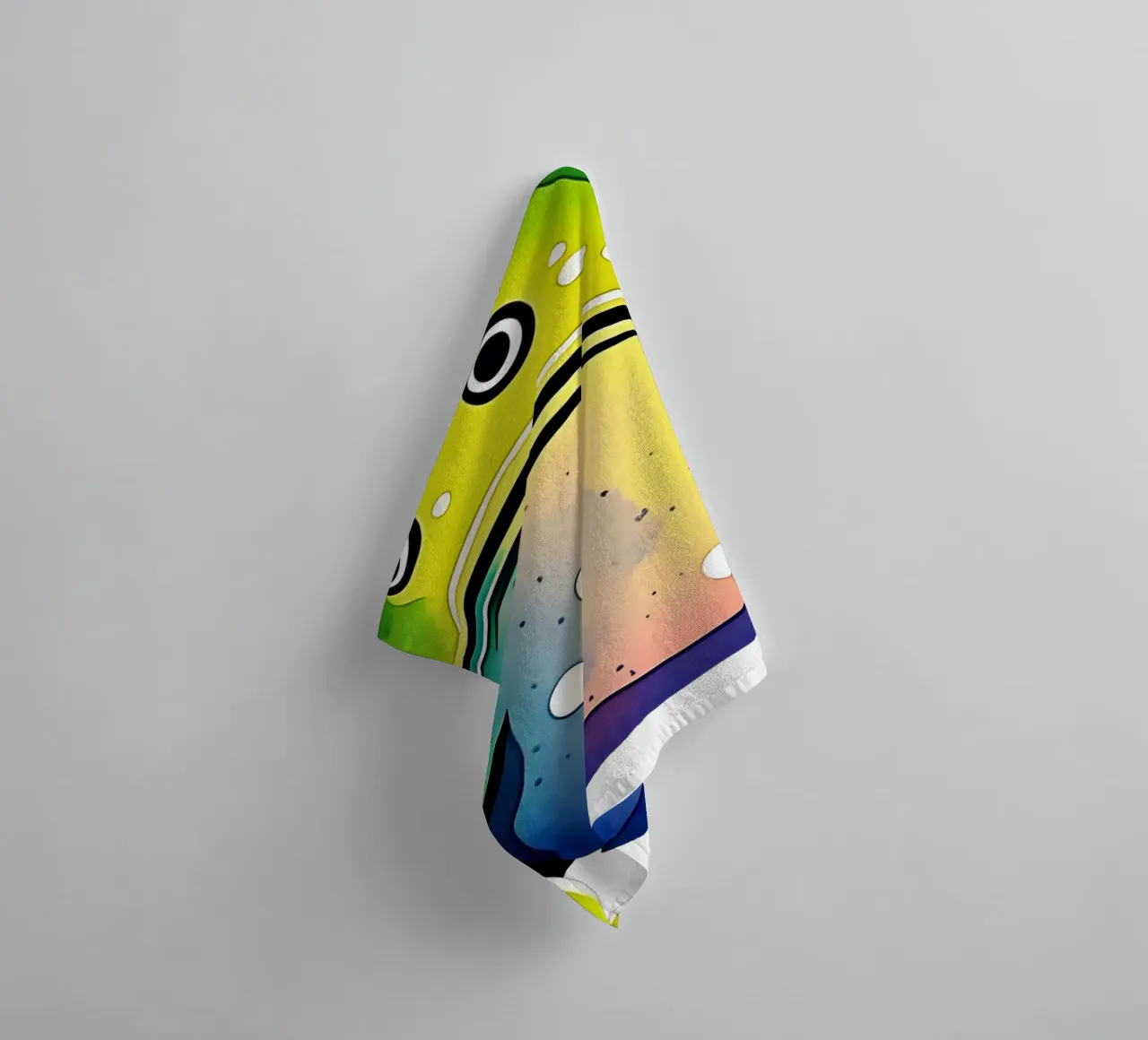 Frog_Style_M_1a towel by Tierisch bunt by LK