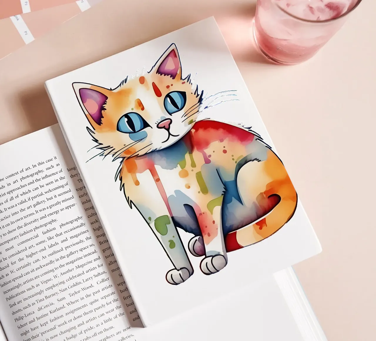 Cat_Style_M_1a notebook by Tierisch bunt by LK