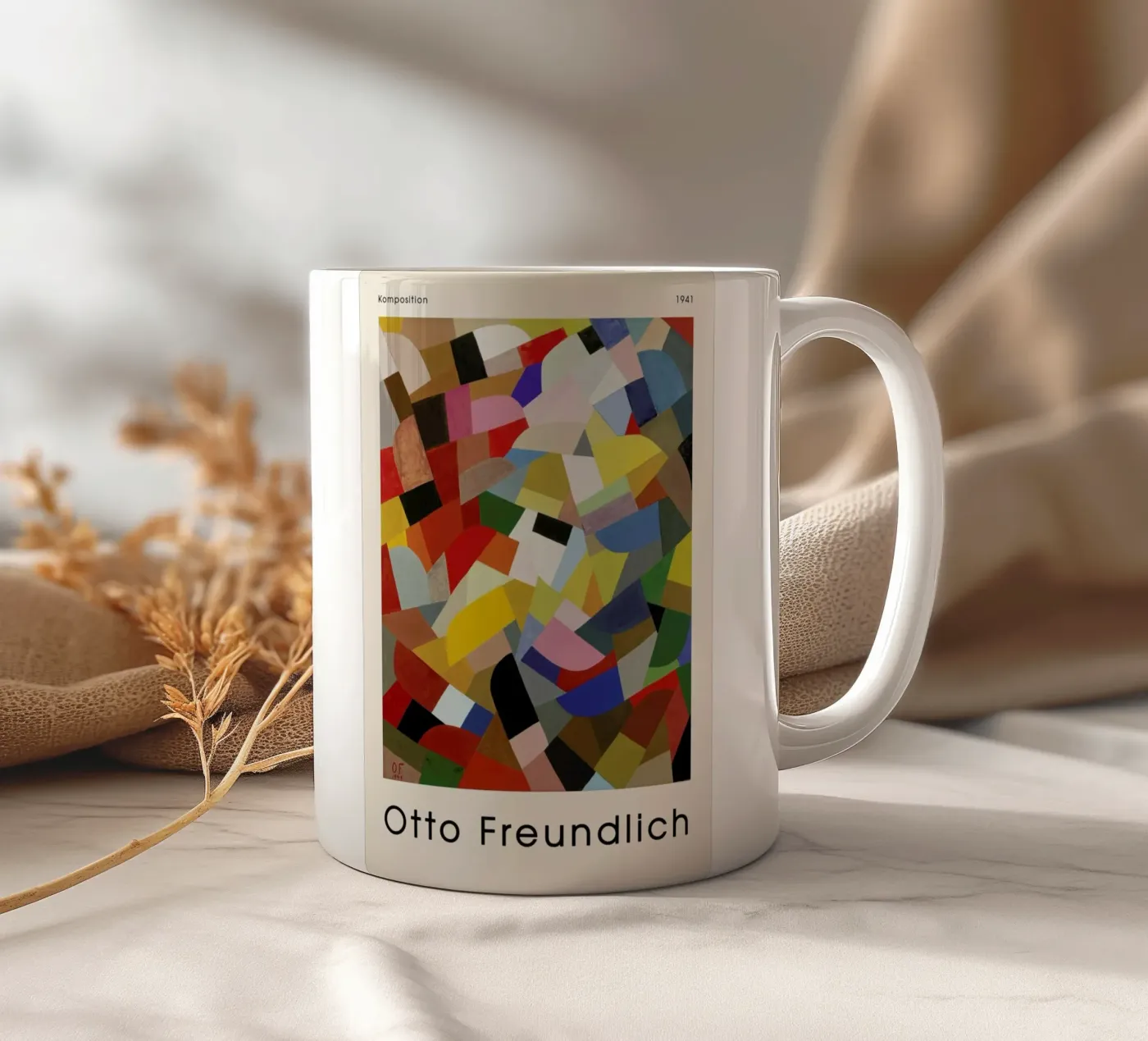 Freundlich - Komposition, 1941. tazza in ceramica da ARTOTHEK
