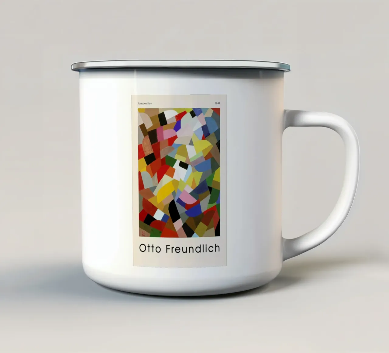 Freundlich - Komposition, 1941. tazza in smalto da ARTOTHEK