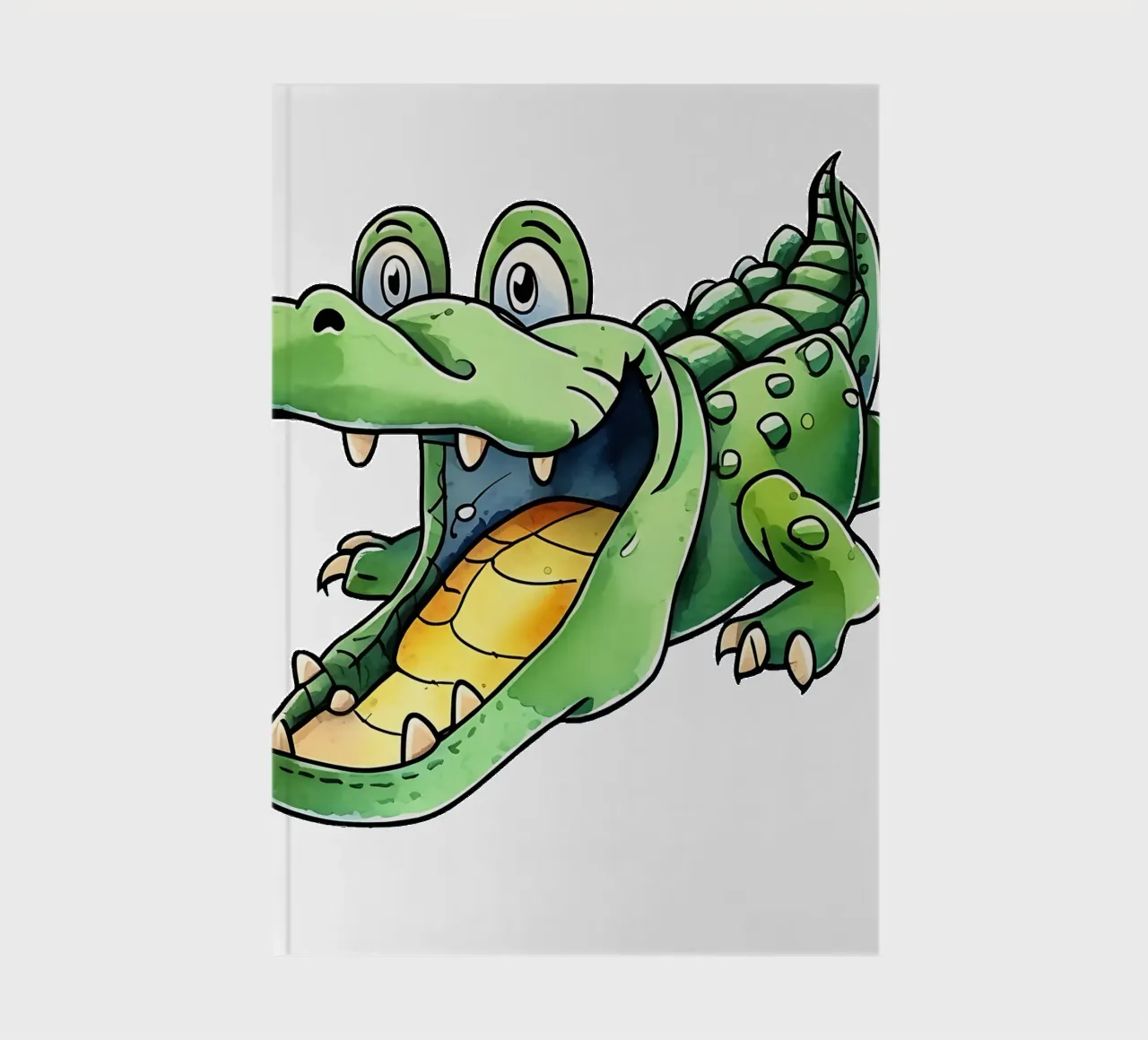 Crocodile_Style_M_1a notebook by Tierisch bunt by LK