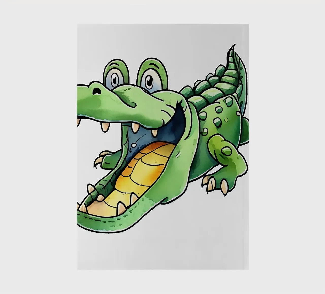 Crocodile_Style_M_1a notebook by Tierisch bunt by LK
