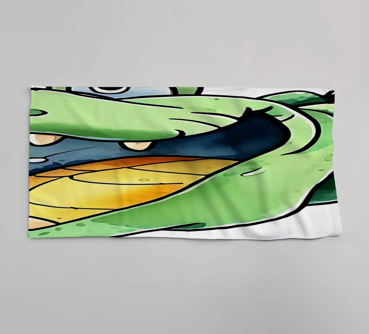 Cocodrilo_Style_M_1a toalla de baño de Tierisch bunt by LK