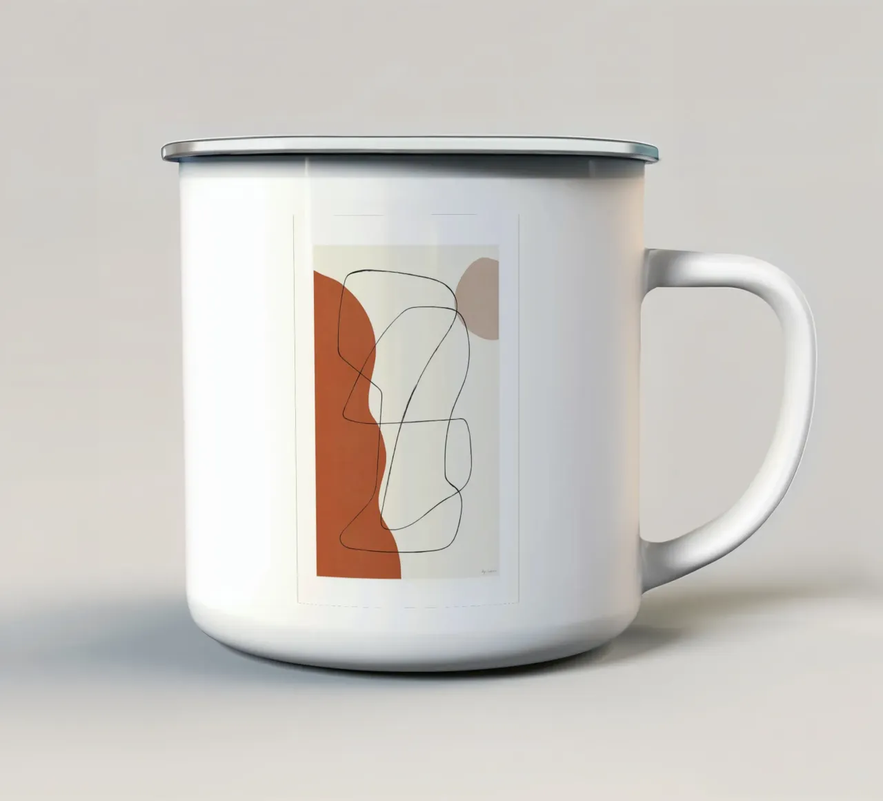 By Garmi NG 01 tazza in smalto da Birgitpopshop