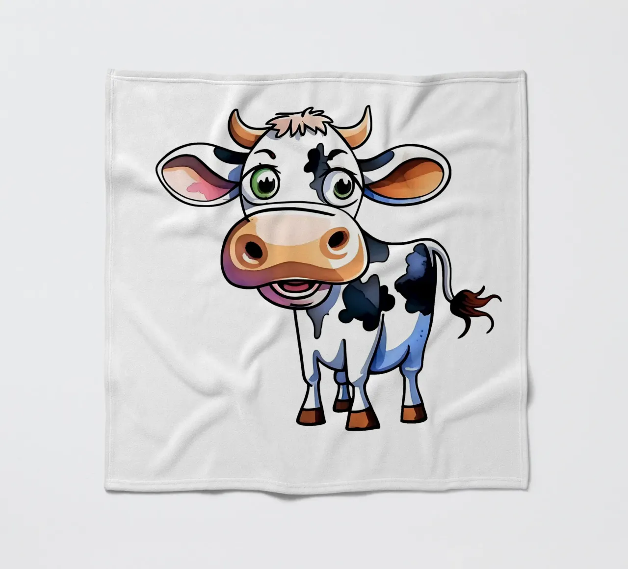 Stile_mucca_M_1a coperta in pile da Tierisch bunt by LK