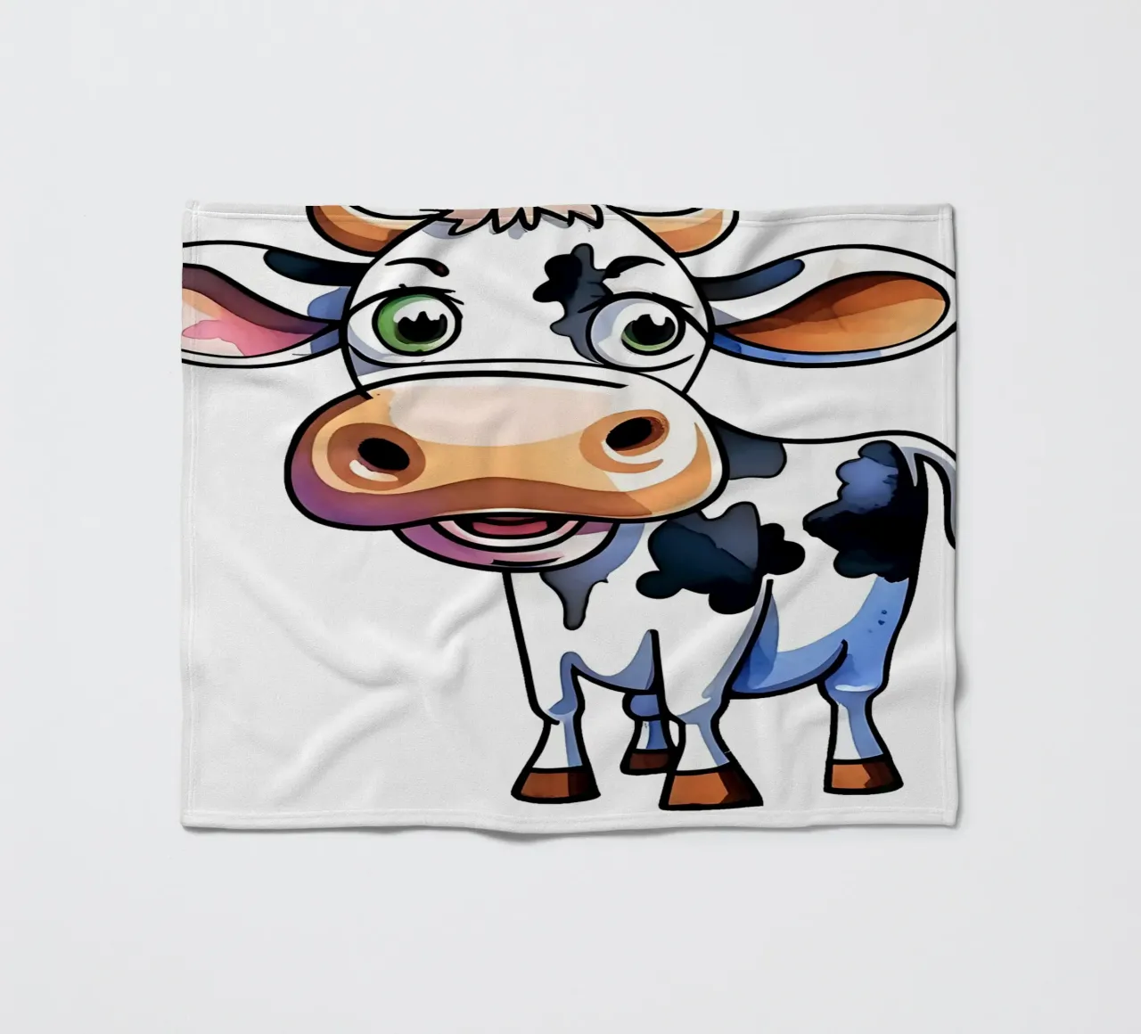 Stile_mucca_M_1a coperta in pile da Tierisch bunt by LK