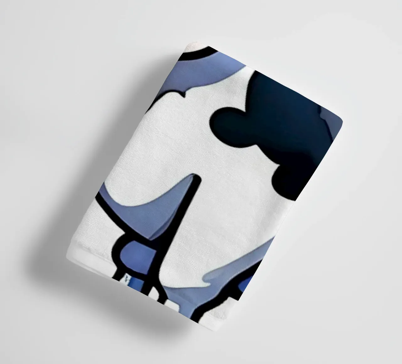 Stile_mucca_M_1a asciugamano da bagno da Tierisch bunt by LK