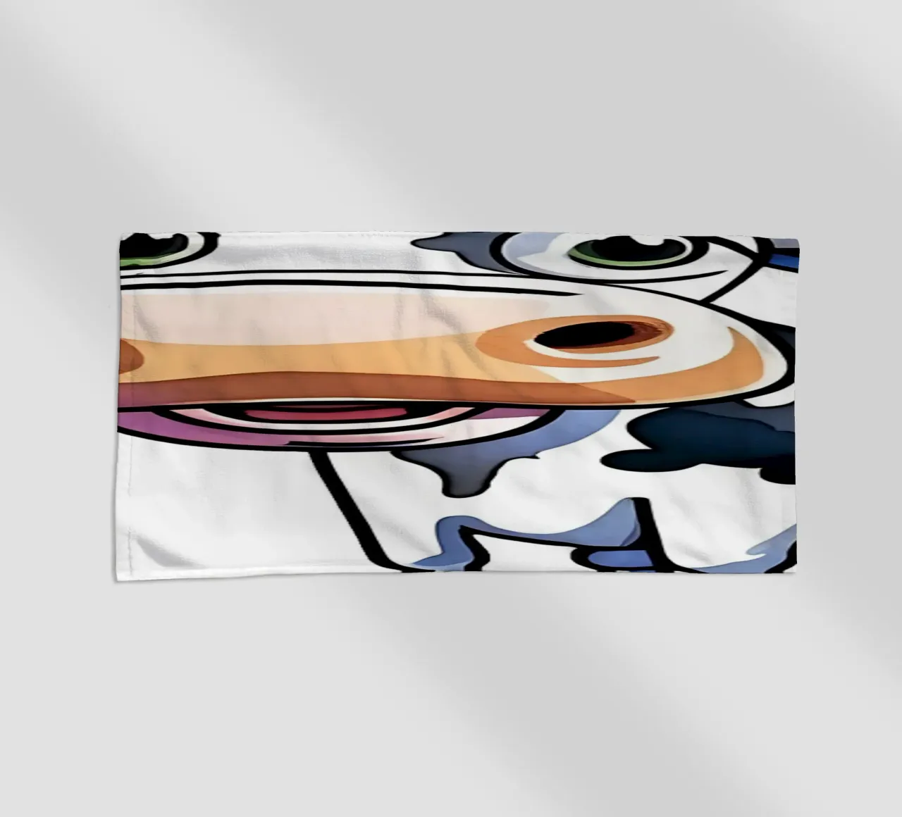Stile_mucca_M_1a telo mare da Tierisch bunt by LK