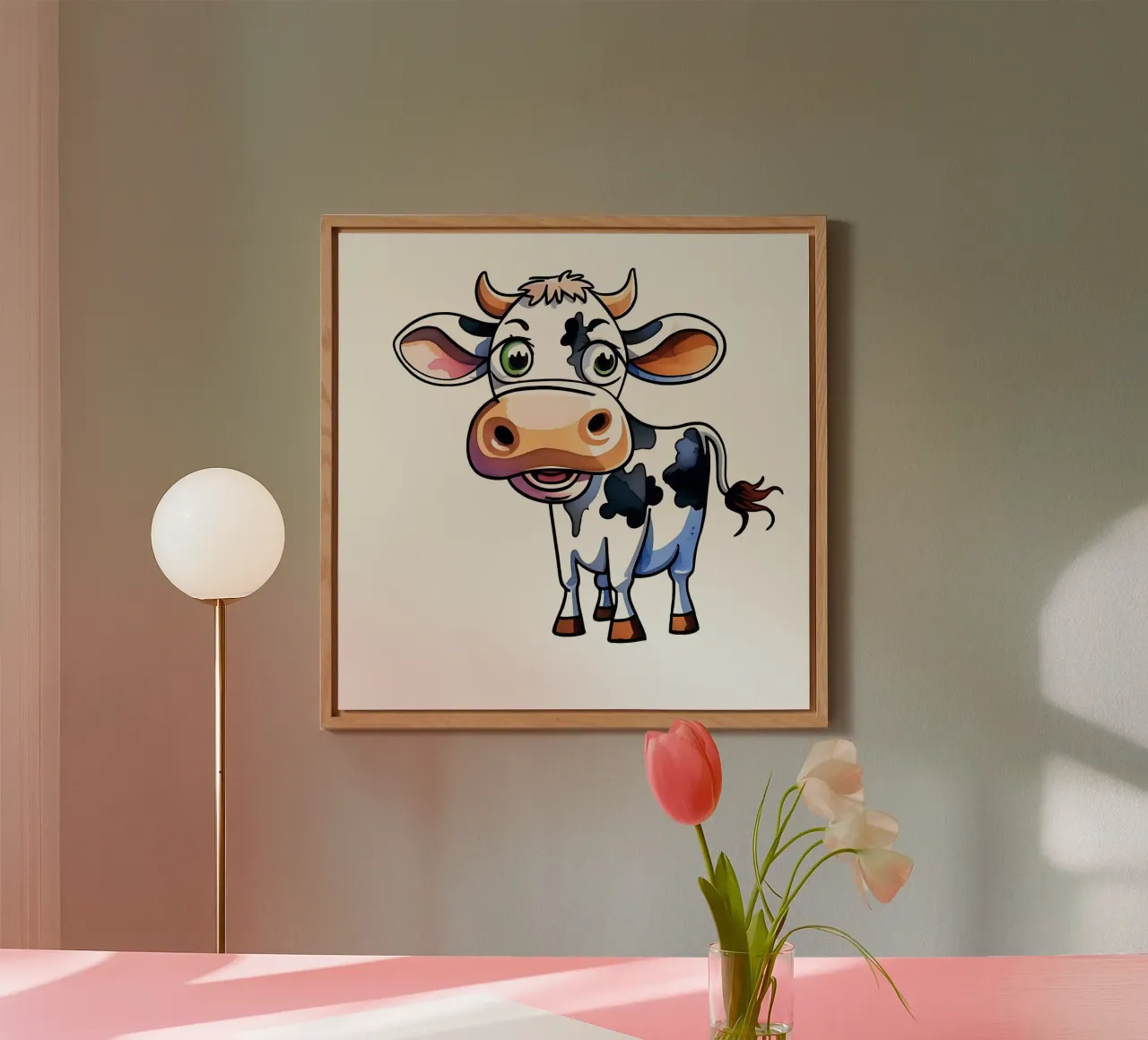 Stile_mucca_M_1a alluminio dibond da Tierisch bunt by LK