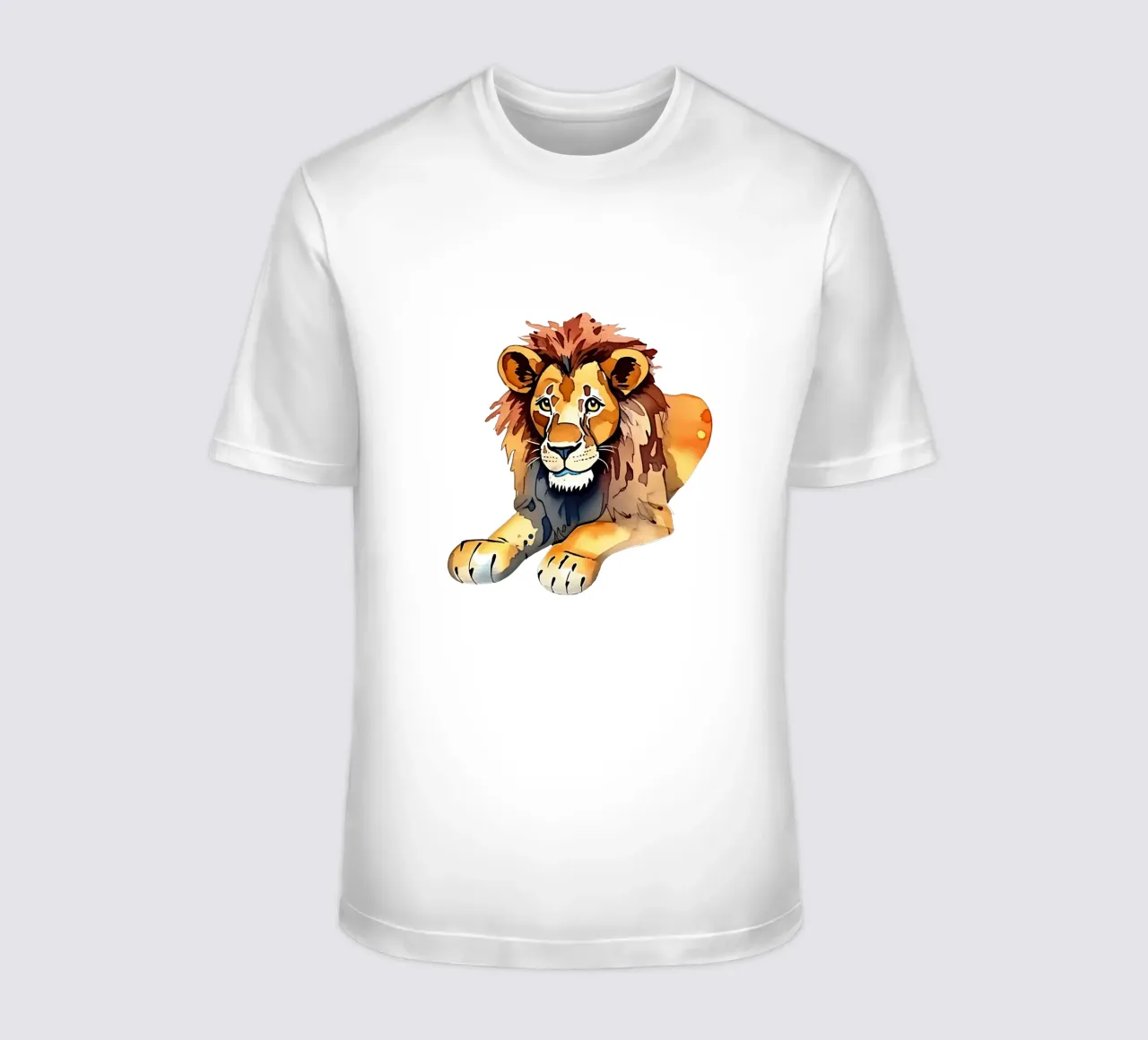 Stile_leone_M_1a t-shirt da Tierisch bunt by LK