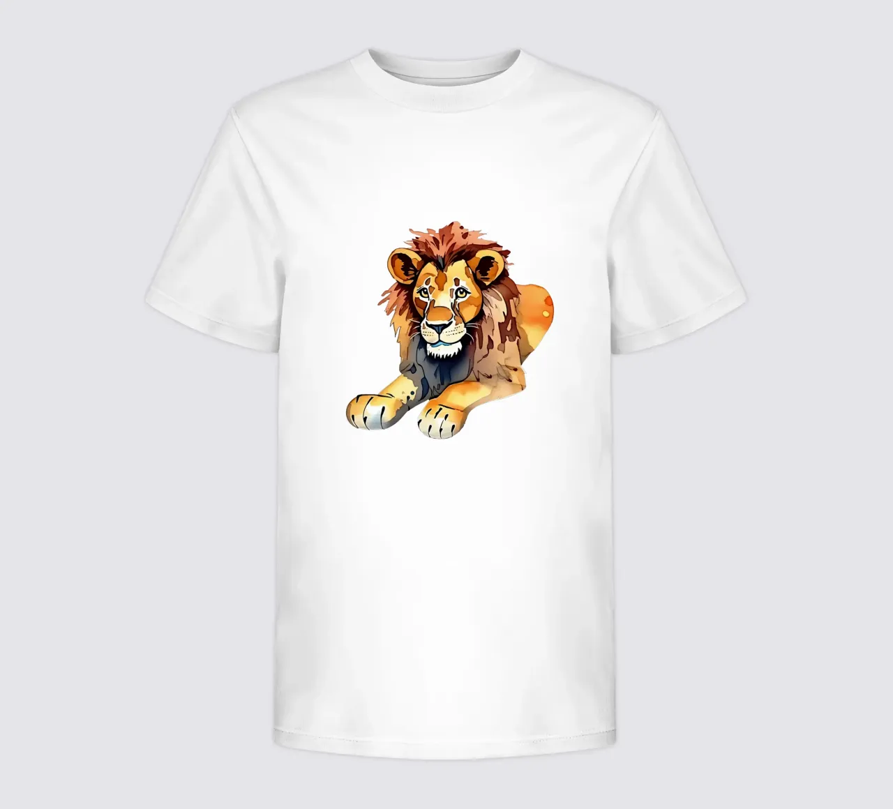 Lion_Style_M_1a kids t-shirt by Tierisch bunt by LK