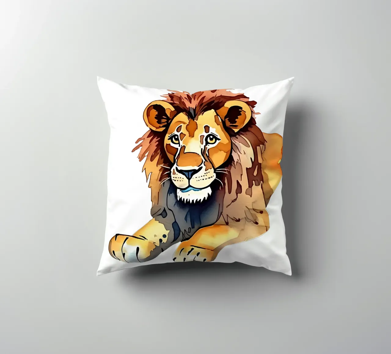 Stile_leone_M_1a cuscino da Tierisch bunt by LK