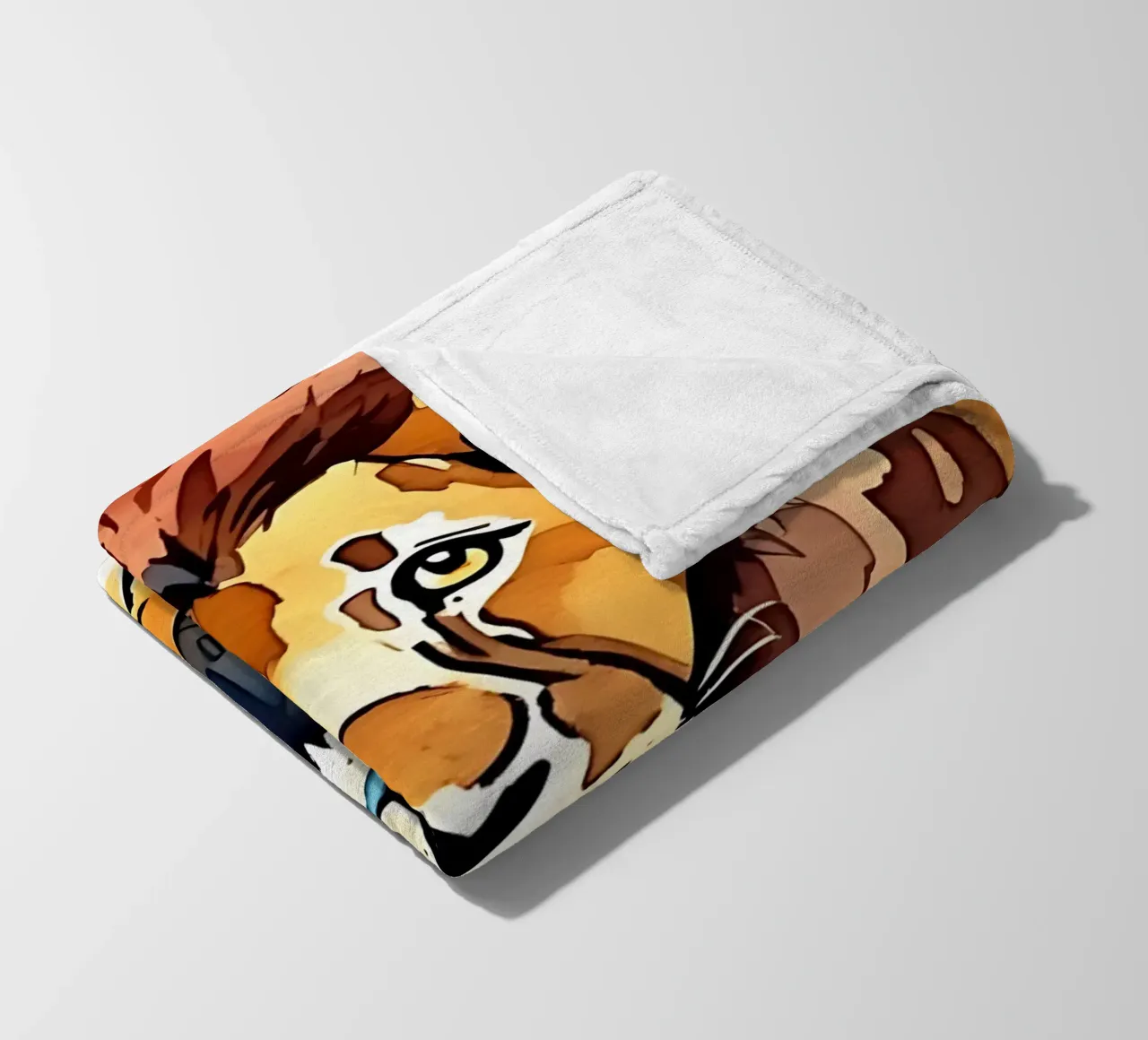 Stile_leone_M_1a coperta in pile da Tierisch bunt by LK