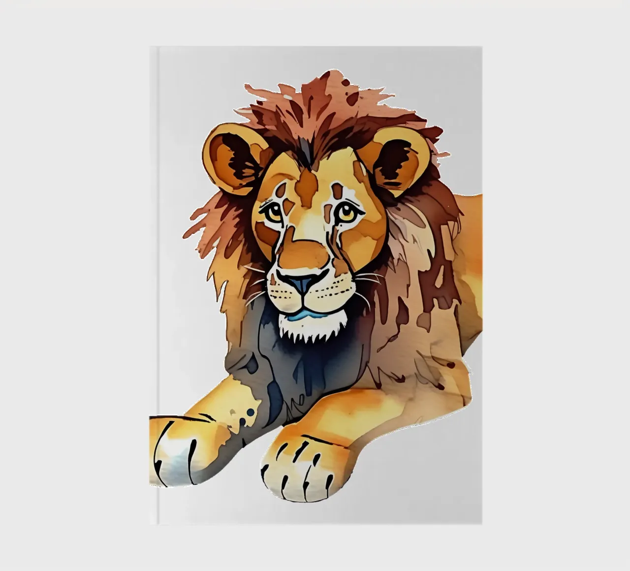 Lion_Style_M_1a notebook by Tierisch bunt by LK
