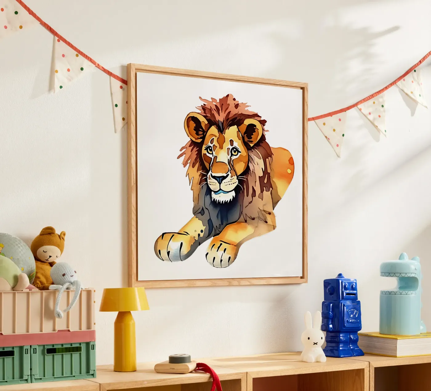 Lion_Style_M_1a plexiglass da Tierisch bunt by LK