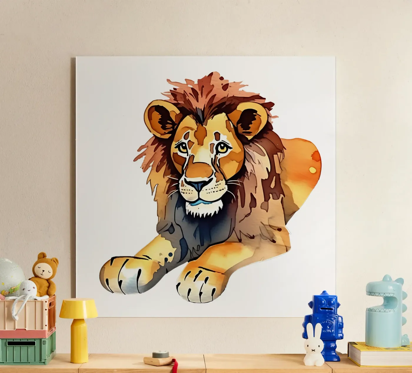 Lion_Style_M_1a plexiglass da Tierisch bunt by LK