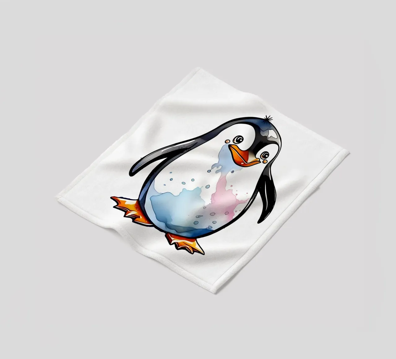 Pinguino_Stil_M_1a coperta in pile da Tierisch bunt by LK