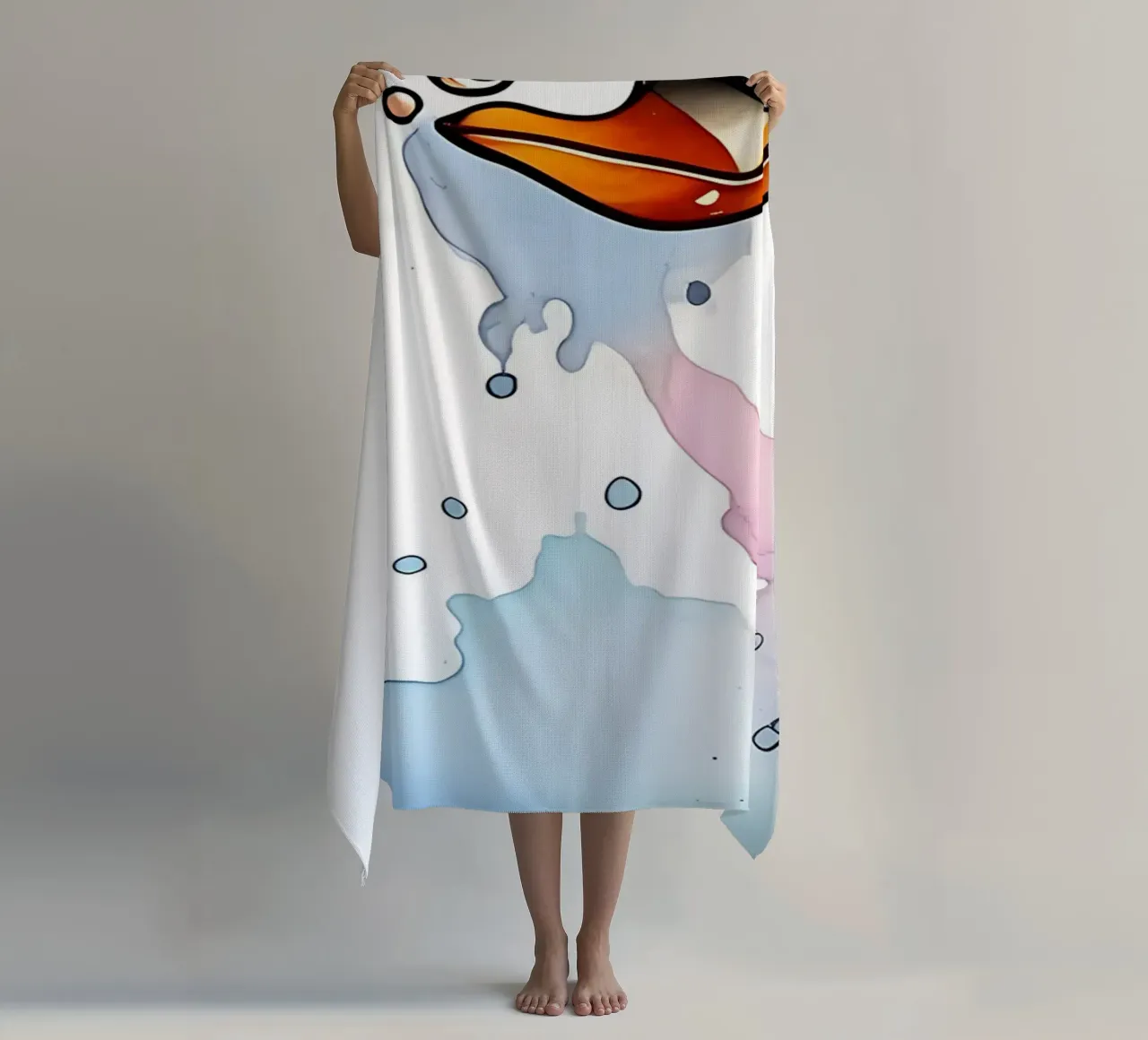 Pinguino_Stil_M_1a telo mare da Tierisch bunt by LK