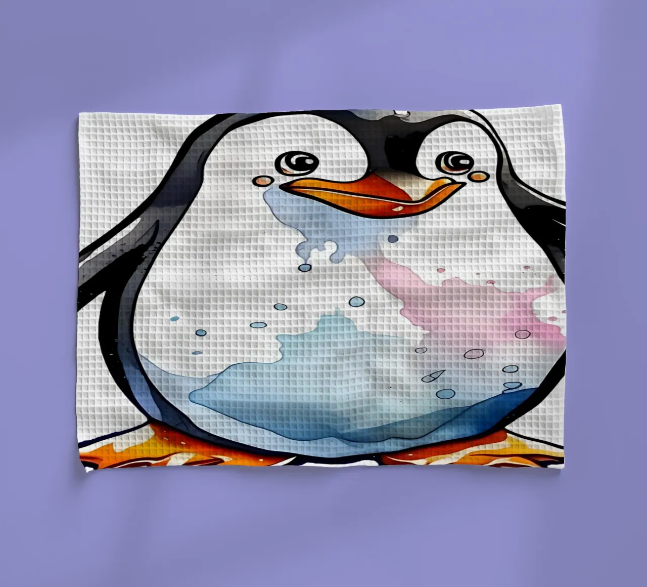 Pinguino_Stil_M_1a canovaccio da cucina da Tierisch bunt by LK