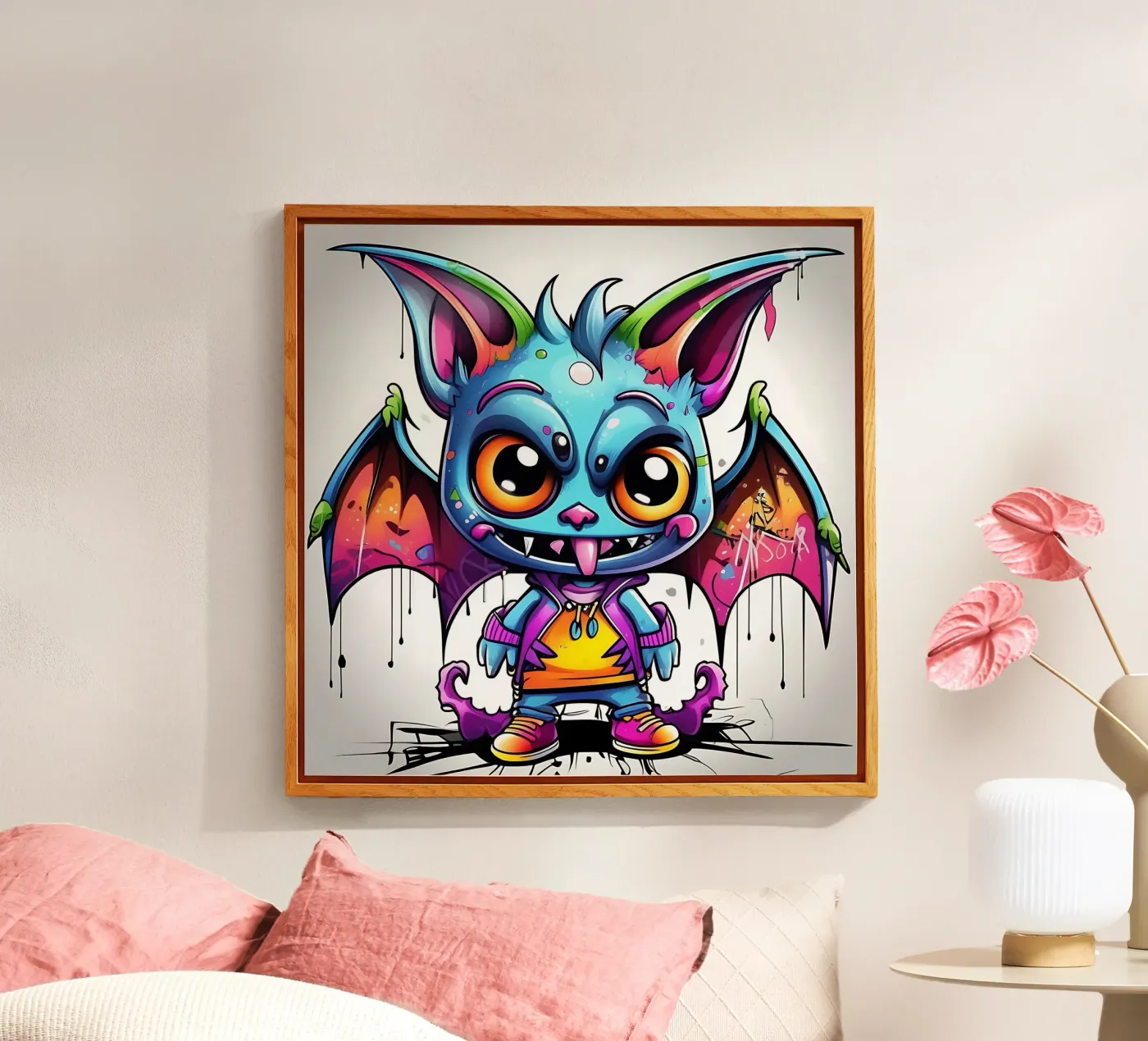 Bat_Stile_K_1 plexiglass da Tierisch bunt by LK