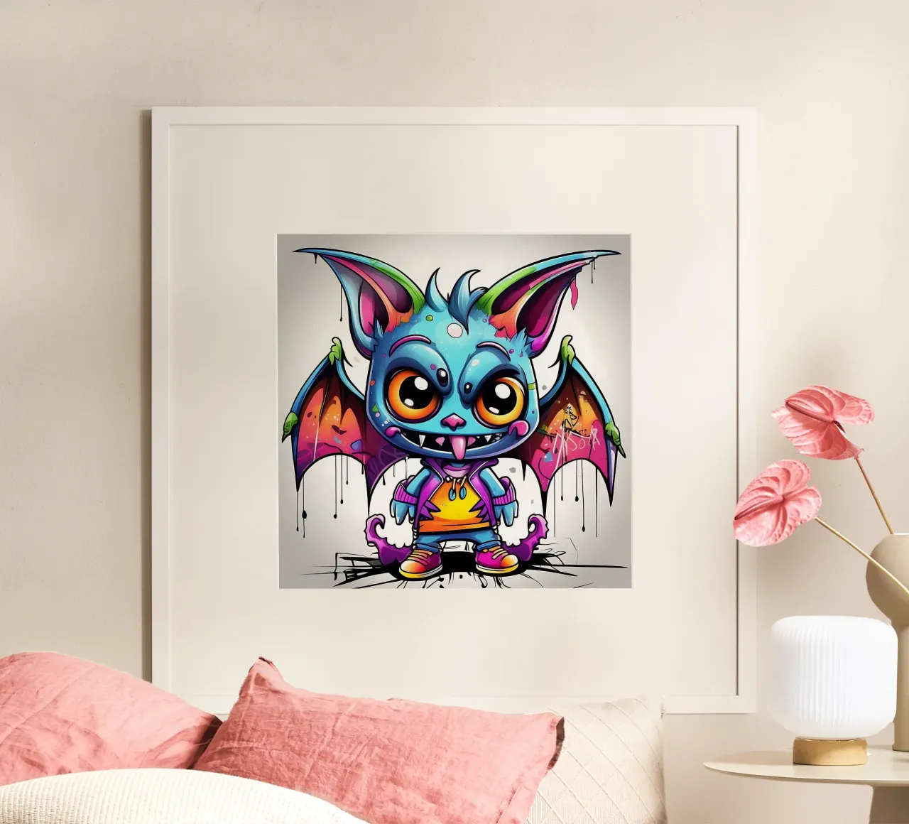 Bat_Stile_K_1 poster da Tierisch bunt by LK
