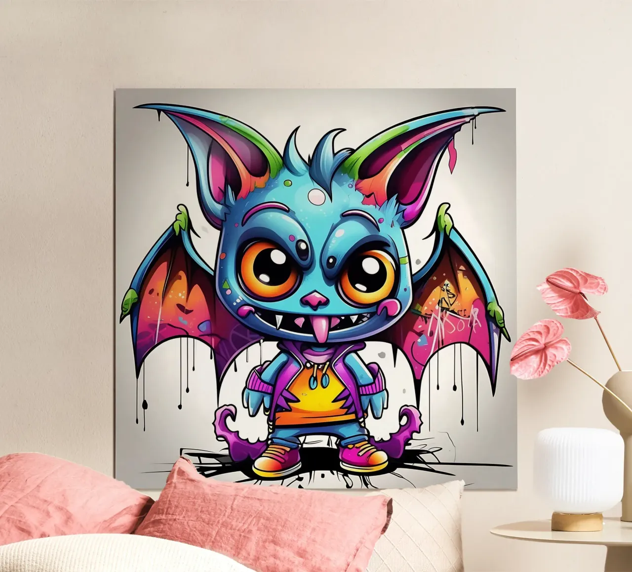 Bat_Stile_K_1 poster da Tierisch bunt by LK