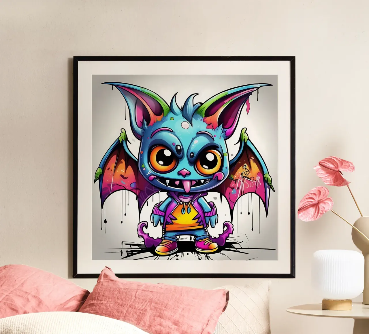 Bat_Stile_K_1 poster da Tierisch bunt by LK